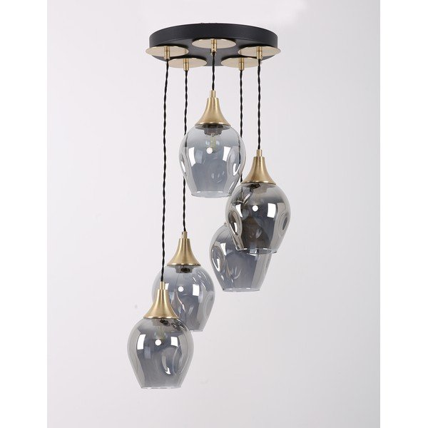 Závěsné svítidlo se skleněným stínidlem ø 15 cm Marlo – Squid Lighting-image-2