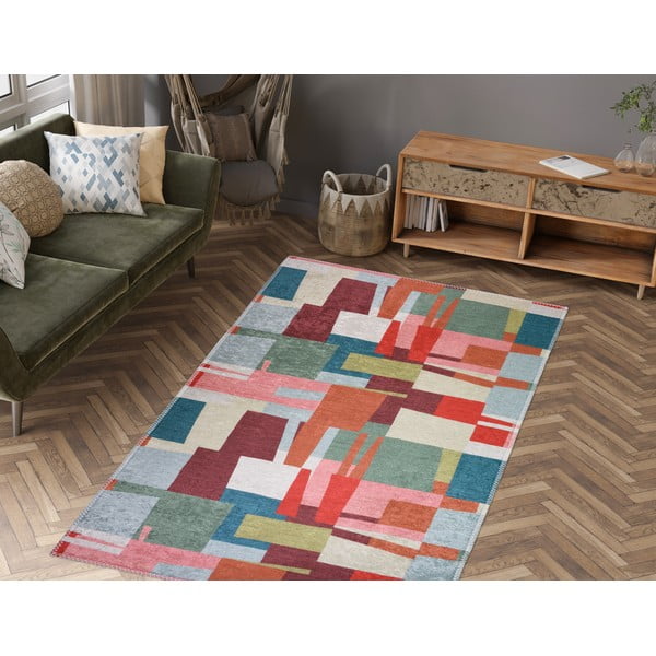 Pratelný koberec 60x100 cm Blocks of Fun – Vitaus-image-1