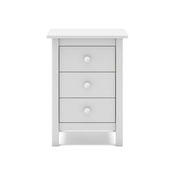 Bílý dětský noční stolek z borovicového dřeva Max – Marckeric-image-2