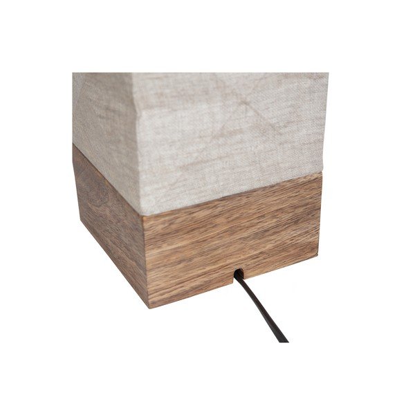 Béžová stolní lampa (výška 43 cm) Brett – WOOOD-image-4