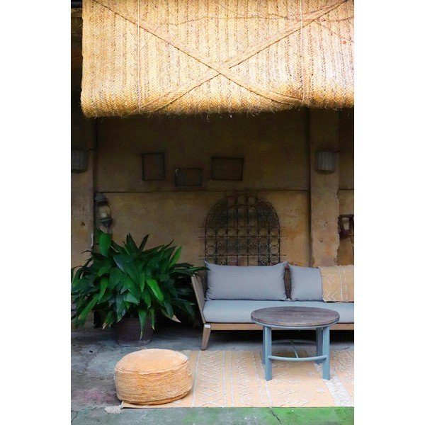 Okrově žlutý taburet Chill Honey – Lorena Canals-image-4