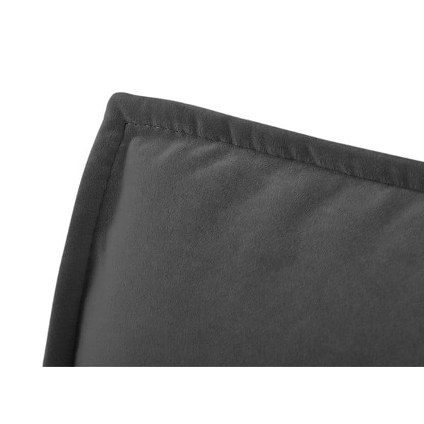 Tmavě šedá sametová lenoška, pravý roh Auguste – Interieurs 86-image-3