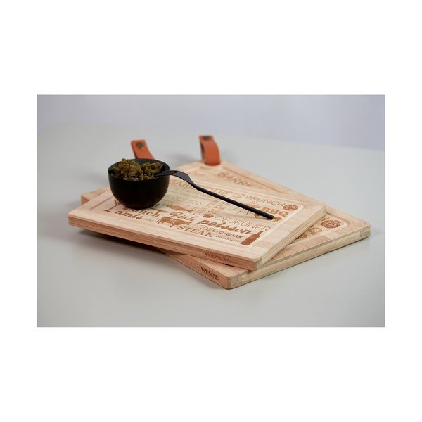 Krájecí prkénko z bambusového dřeva Wenko Steak Board, 39,5 x 28 cm-image-1