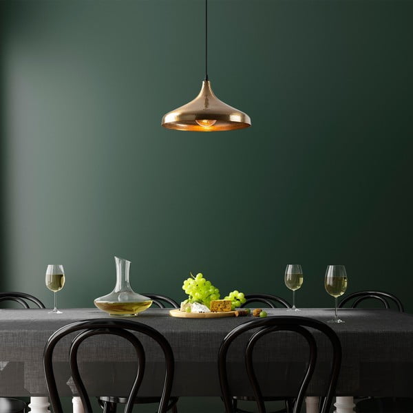 Závěsné svítidlo v bronzové barvě s kovovým stínidlem ø 36 cm Tattoo – Opviq lights-image-1