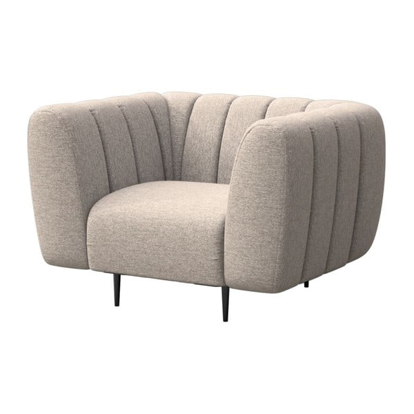 Béžové křeslo Shel – Ghado-image-2