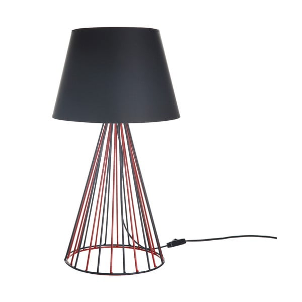 Stolní lampa Wiry Red/Black
