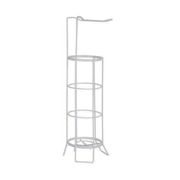 Bílý stojan na toaletní papír z nerezové oceli Linnea – Premier Housewares-image-1