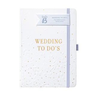 Bílý svatební zápisník Busy B To Do