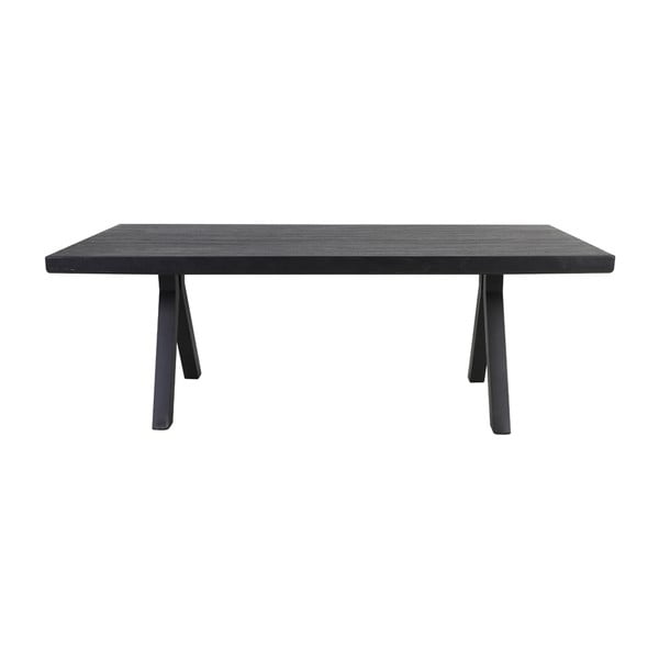 Černý jídelní stůl 100x220 cm Muden – Light & Living