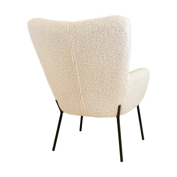 Krémové křeslo z umělé kožešiny Glasgow – Bonami Essentials-image-4