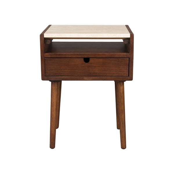 Hnědý noční stolek Arda – Dutchbone