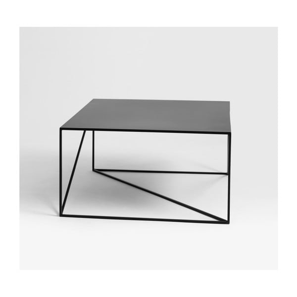 Černý konferenční stolek CustomForm Memo, 80 x 80 cm-image-4