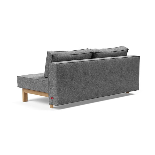Šedá rozkládací pohovka 200 cm Sly wood – Innovation-image-1
