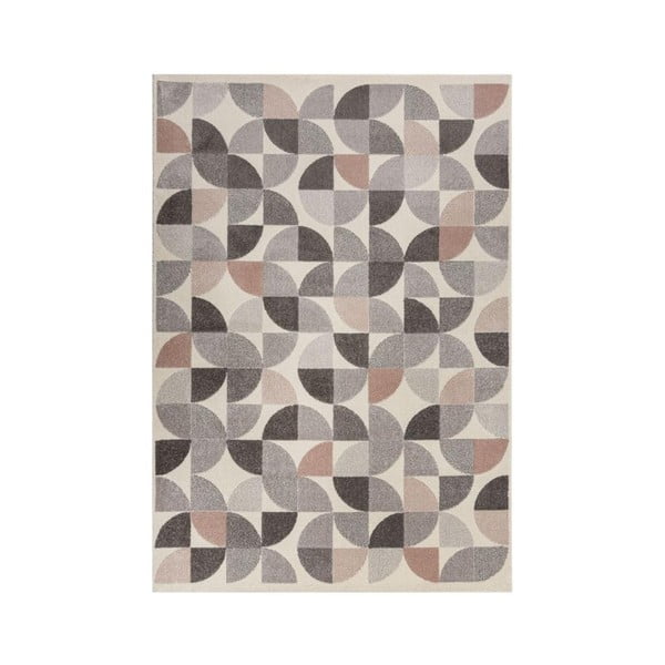Šedo-růžový koberec Flair Rugs Alcazar, 120 x 170 cm
