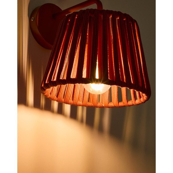 LED nástěnné solární venkovní svítidlo (výška 23 cm) Aldet – Kave Home-image-2