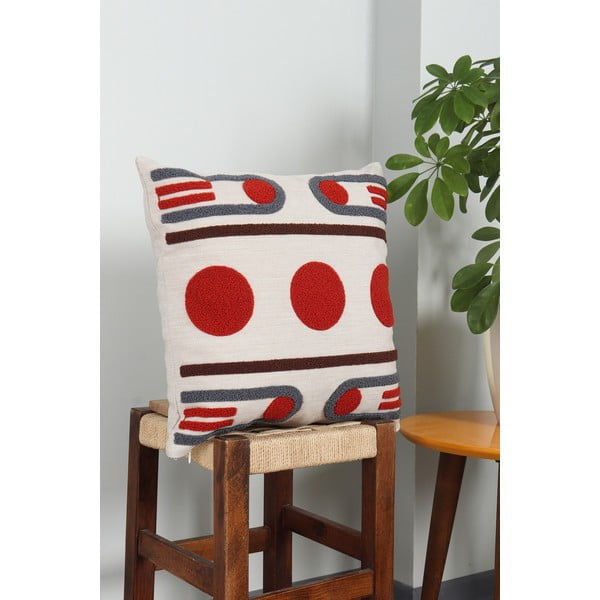 Lněný povlak na polštář 43x43 cm Geometrik – Mioli Decor-image-2