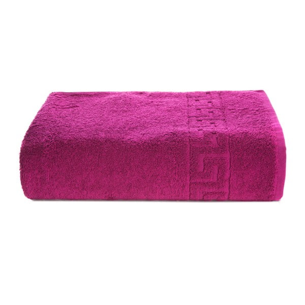 Tmavě růžový bavlněný ručník Kate Louise Pauline, 30 x 50 cm