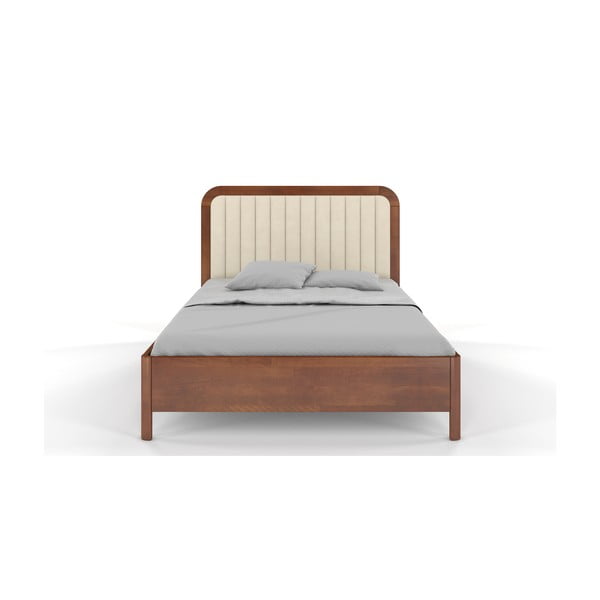 Světle hnědá dvoulůžková postel z bukového dřeva Skandica Visby Modena, 180 x 200 cm-image-2