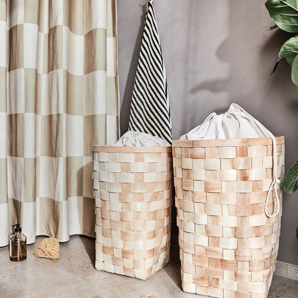 Nástěnný držák na ručníky z nerezové oceli v mosazné barvě Pieni – OYOY Living Design-image-2