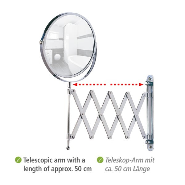 Kosmetické zvětšovací zrcadlo (3x) ø 17 cm Exclusive – Wenko-image-3