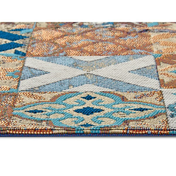 Modrý koberec běhoun 75x150 cm Cappuccino Mosaik – Hanse Home-image-2