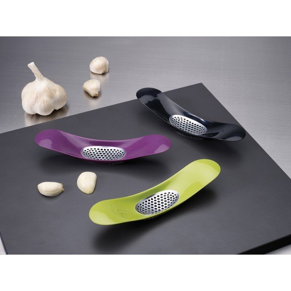 Zelené kolébkové mačkadlo na česnek Joseph Joseph Garlic Rocker-image-1