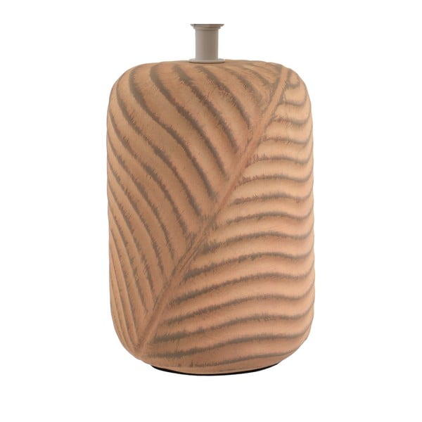 Stolní lampa v krémovo-cihlové barvě s textilním stínidlem (výška 39 cm) – Casa Selección-image-2