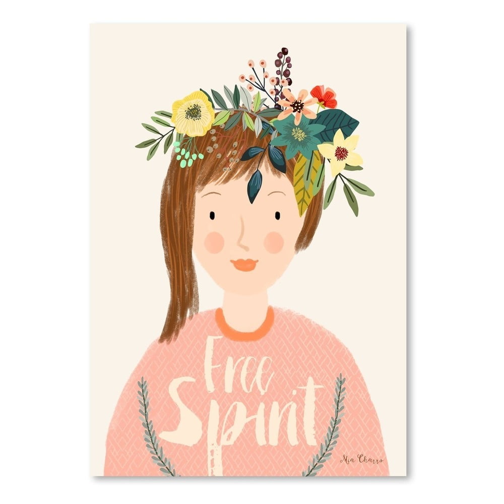 Plakát od Mia Charro - Free Spirit