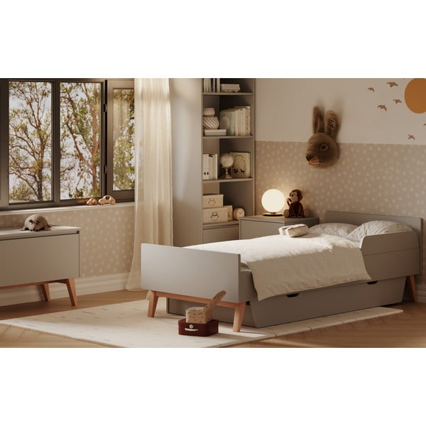 Šedá zábrana na postel Swing – Pinio-image-1