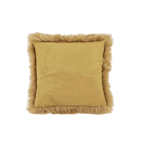 Hnědý polštář Tiseco Home Studio Sheepskin, 45 x 45 cm-image-2