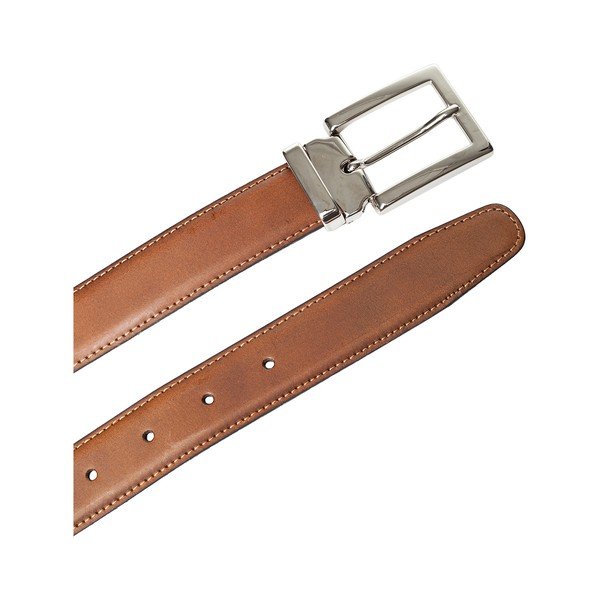 Koňakově hnědý kožený pánský pásek Ferruccio Laconi Bjarni, délka 110 cm-image-1