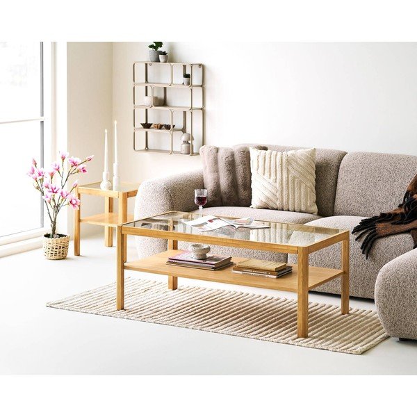 Béžová patrová kovová police 48 cm Lanciano – House Nordic-image-3