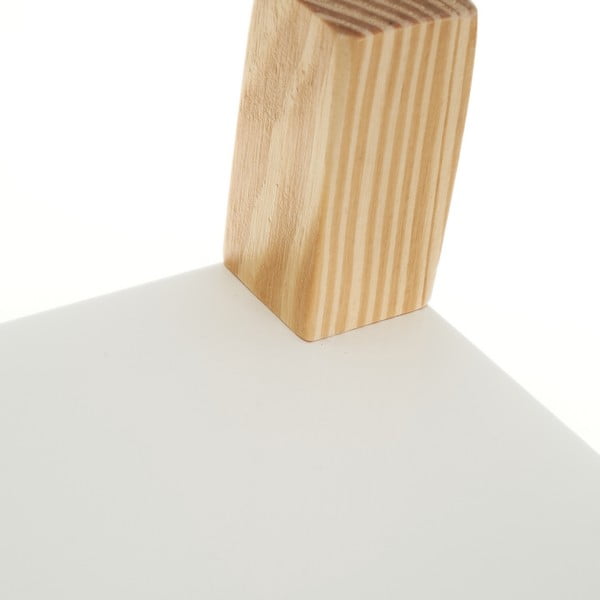 Bílá dětská knihovna s posuvnými dveřmi 70x77 cm – Casa Selección-image-1