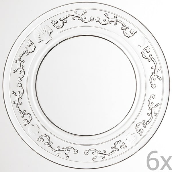 Sada 6 dezertních talířů Versailles, 19 cm