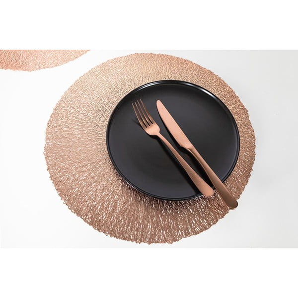 Prostírání v růžovozlaté barvě Tiseco Home Studio, ⌀ 38 cm-image-1