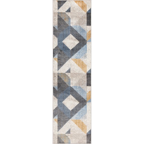 Světle šedý běhoun 80x300 cm Soft Halleby – FD