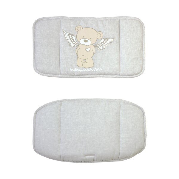 Šedá vložka do jídelní židličky Heartbreakerbär – Roba