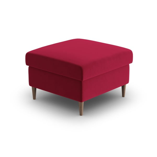 Červená sametová podnožka Kyoto – Cosmopolitan Design-image-2