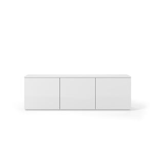 Bílá komoda s matnou bílou deskou TemaHome Join, 180 x 57 cm