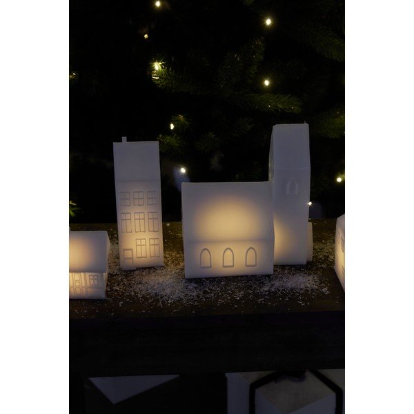 Bílá světelná dekorace na baterky Copenhagen Half-Timbered House – Sirius-image-3