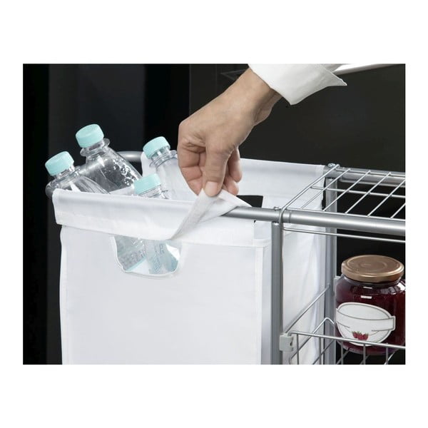 Univerzální pojízdná police s košem Wenko Slim, 28 l-image-4