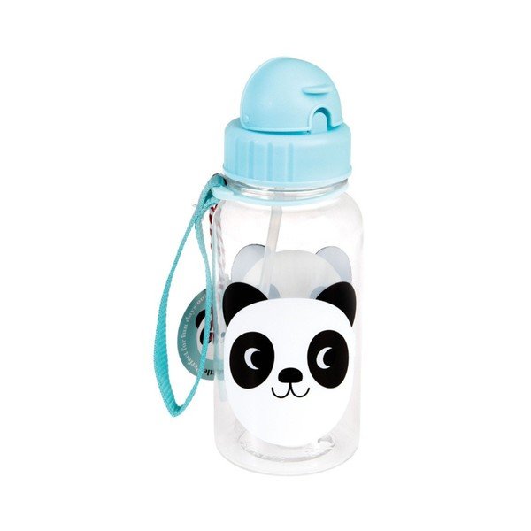 Světle modrá tritanová dětská lahev 500 ml Miko the Panda – Rex London