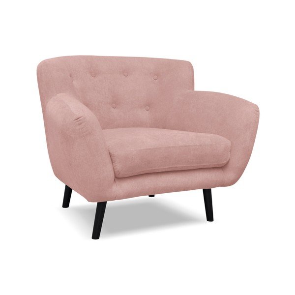 Světle růžové křeslo Cosmopolitan design Hampstead-image-3