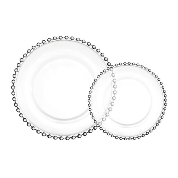 Sada 4 talířů Pearls, 26.5 cm