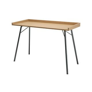 Pracovní stůl s deskou v dubovém dekoru 52x115 cm Rayburn – Woodman