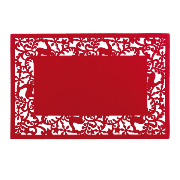 Červené prostírání Clayre & Eef Christmas Atmosphere, 45 x 30 cm