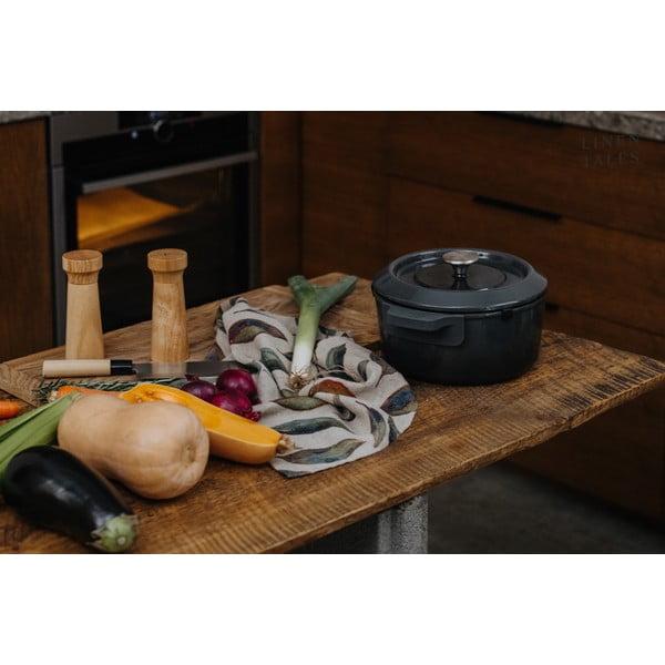 Lněná utěrka 65x65 cm Golden Fall – Linen Tales-image-3