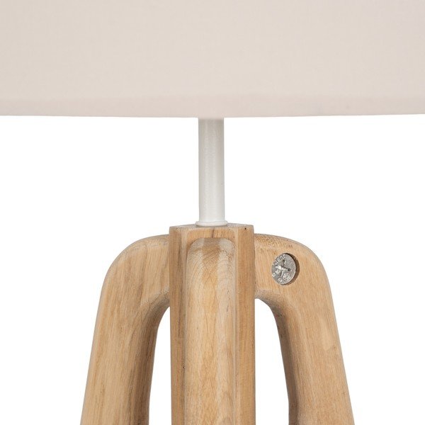 Krémová stolní lampa s textilním stínidlem (výška 67 cm) – Ixia-image-3