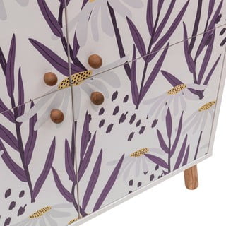 Bílá skříňka 95x111 cm Multilux – Kalune Design