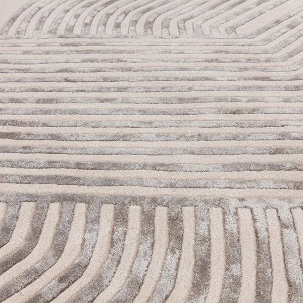 Krémový ručně tkaný koberec s příměsí vlny 160x230 cm Matrix – Asiatic Carpets-image-3